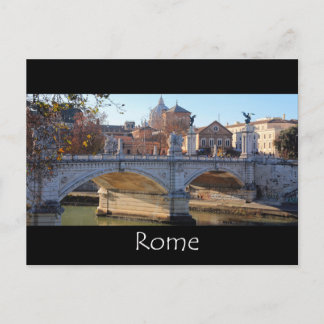 Ponte Vittorio Emanuele ll - Rome Postcard