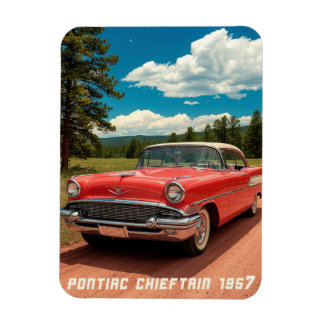 Pontiac Chieftain 1957 Classic American Car Collec Magnet