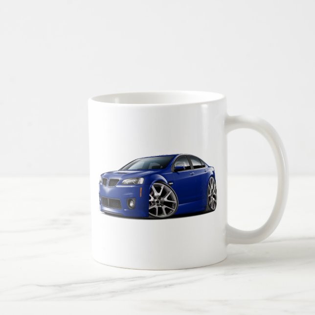 Pontiac G8 GXP Blue Car Coffee Mug (Right)