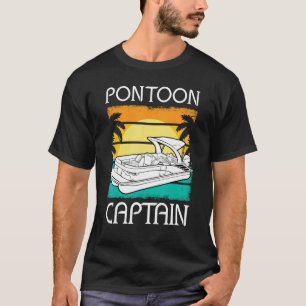 Pontoon Boat Captain Motorboating Pontooning Boati T-Shirt