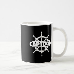 Pontoon Boat Captoon Boating Pontoon Captain Coffee Mug