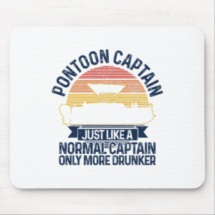 Pontoon Boat Funny Gift Mouse Pad