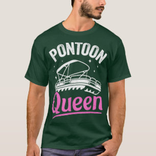 Pontoon Boat Lake Life Women Mum Grandma Pontoon Q T-Shirt