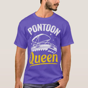 Pontoon Boat Lake Life Women Mum Grandma Pontoon Q T-Shirt