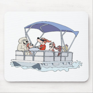 Pontoon Boat Mouse Pad