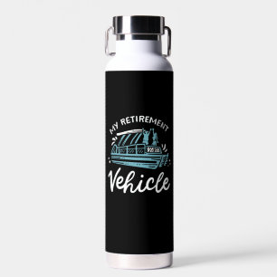 Pontoon Boat - My Retirement Vehicle Water Bottle