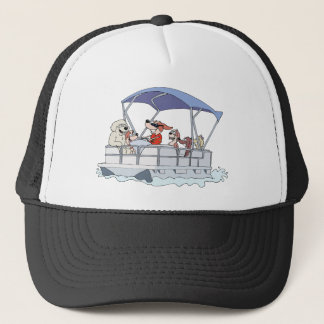 Pontoon Boat Trucker Hat