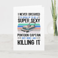 Pontoon Captain Lake Motor Boating Gift