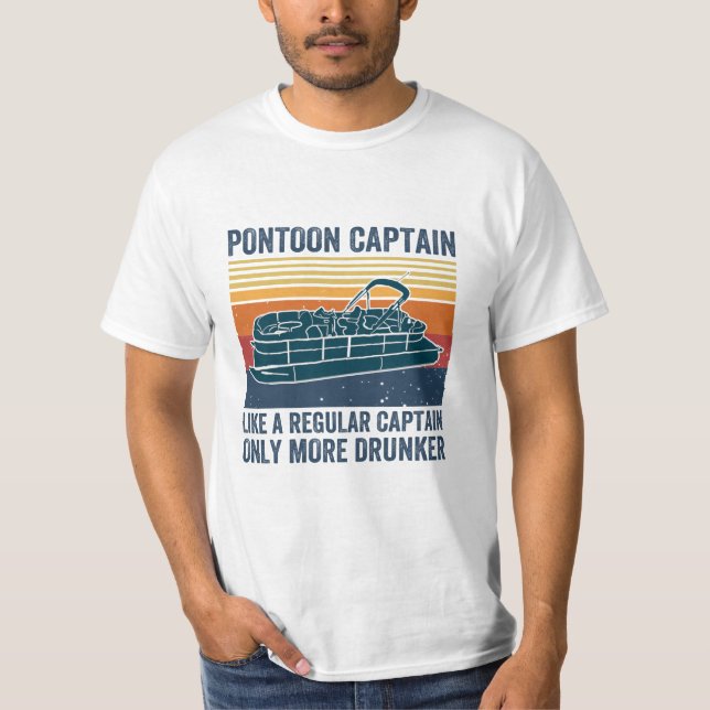 Pontoon Captain Like A regular Captain shirt (Front)