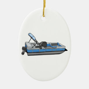 pontoon fun ceramic tree decoration