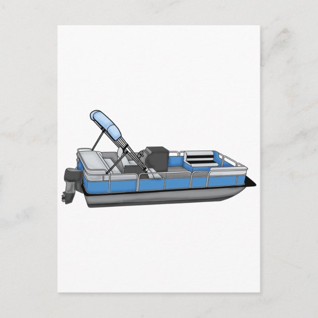 pontoon fun postcard (Front)