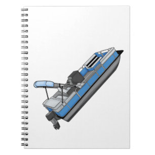 pontoon fun spiral notebook