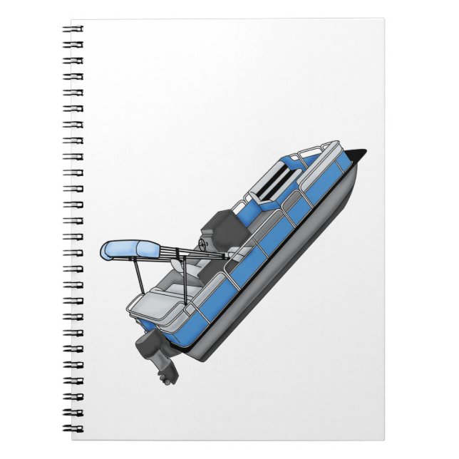 pontoon fun spiral notebook (Front)