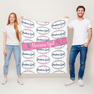 Pontoon Girl Cling Thing Blanket