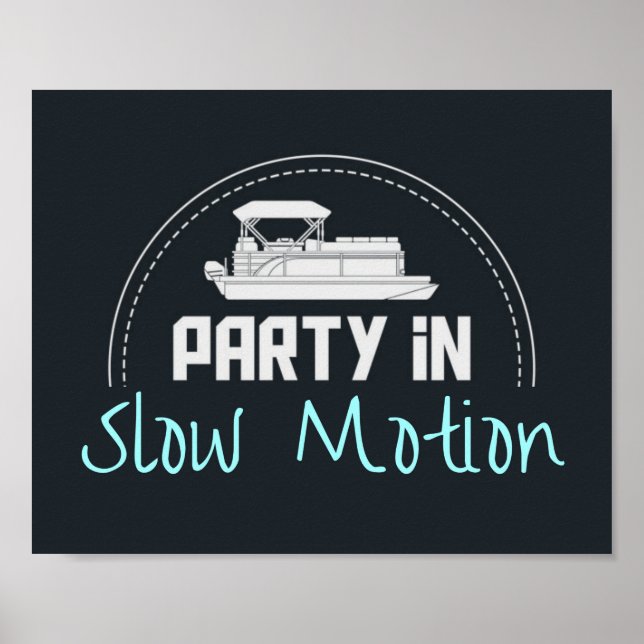 Pontoon Party in slow motion Poster (Front)