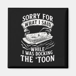 Pontoon Pontooning Toon Pantoon Pontoon Boat Lake  Magnet