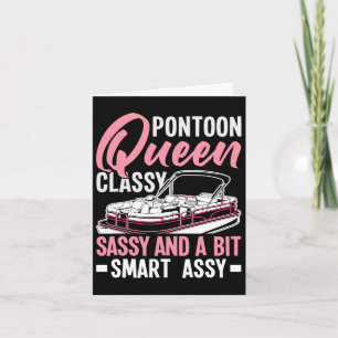 Pontoon Queen Cly Sy And A Bit Smart Y Card