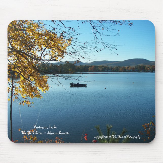 Pontoosuc Lake ~ Berkshires Mouse Pad (Front)