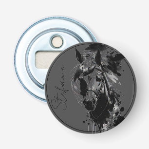 Pony 3 Black Bottle Opener