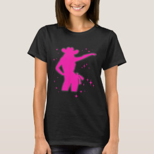 Pony And Heels Lover Pink Girls Clubs Disco Birthd T-Shirt