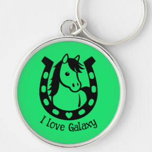 Pony Club Rider Key Ring