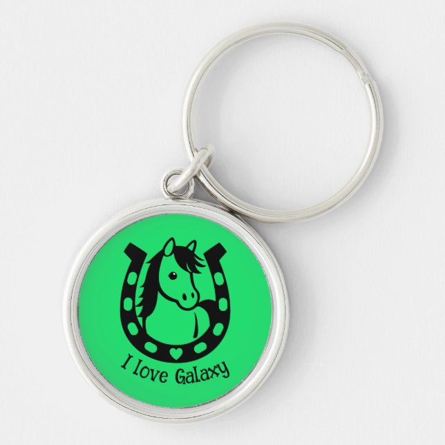 Pony Club Rider Key Ring (Front)