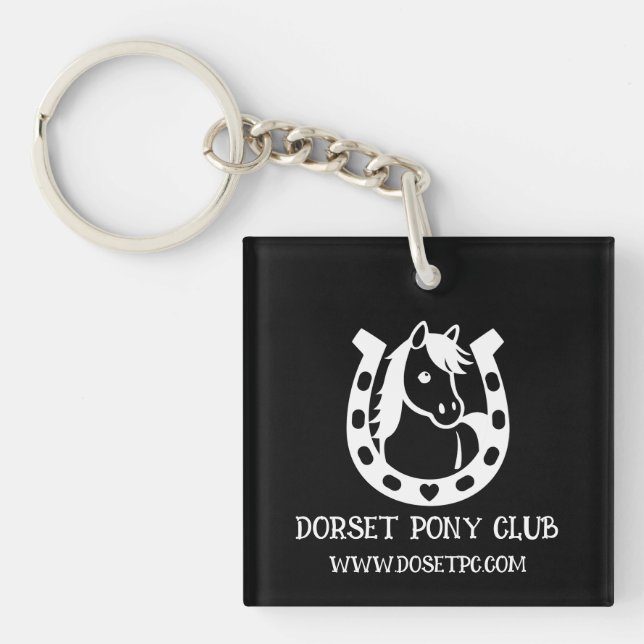 Pony Club Rider Key Ring (Front)