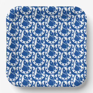 Pony Club Rider Paper Plate