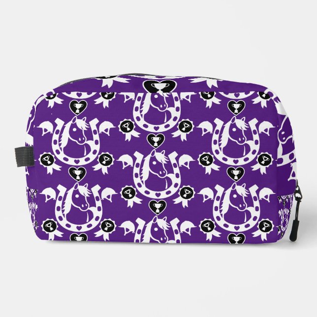 Pony Dressage Home Decor Dopp Kit (Front)