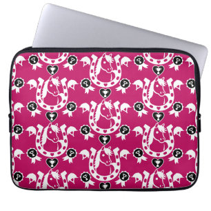 Pony Dressage Home Decor Laptop Sleeve