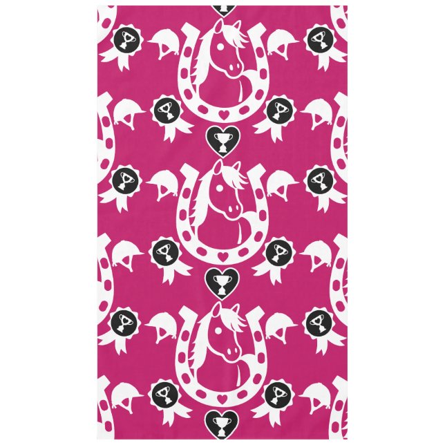Pony Dressage Home Decor Tablecloth (Front)
