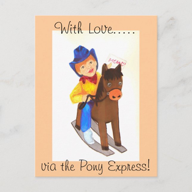 Pony Express Postcard (Front)