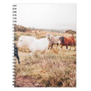 PONY HERD IN THE AUTUMN NOTEBOOK