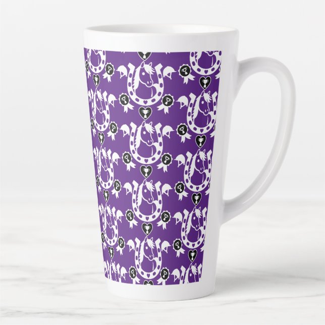 Pony Horse Home Latte Mug (Right)