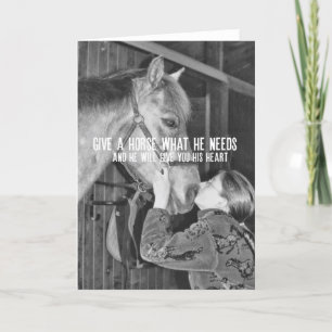 PONY LOVE Greeting Card