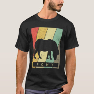 Pony Lover Vintage Retro Animal T-Shirt