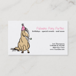 Pony Parties Business Card