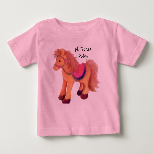 Pony princess baby T-Shirt (Front)