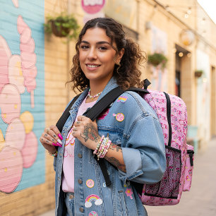 Pony Printed Backpack