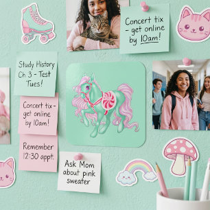 Pony Square Sticker
