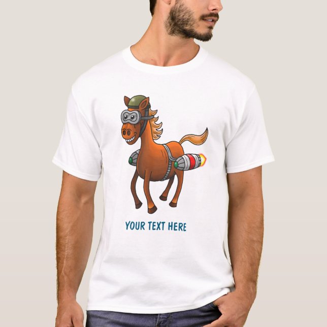 Pony's Rocket Ride T-Shirt (Front)