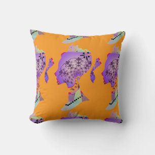 Ponytail Princess Orange  Cushion