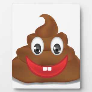 poo emojis plaque