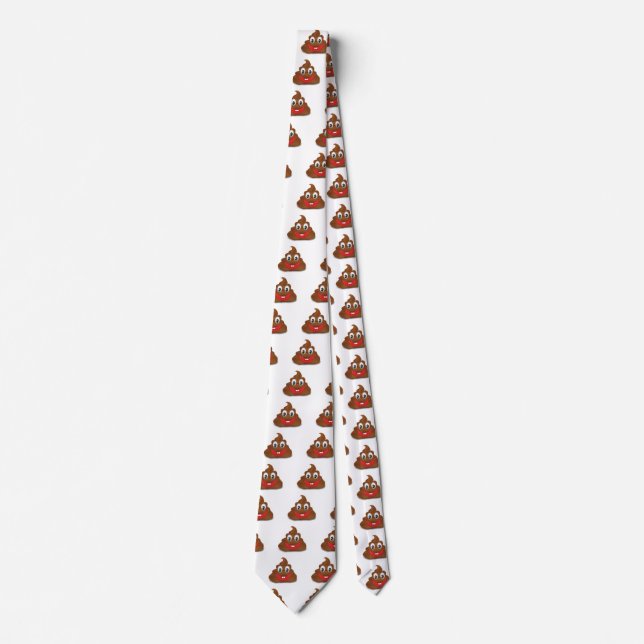 poo emojis tie (Front)