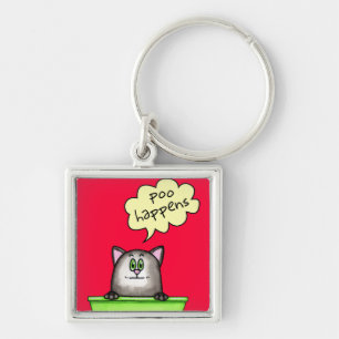 Poo Happens Keychain