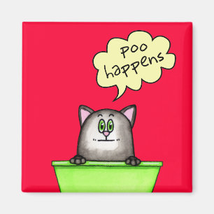 Poo Happens Magnet