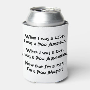 Poo Master Can Cooler