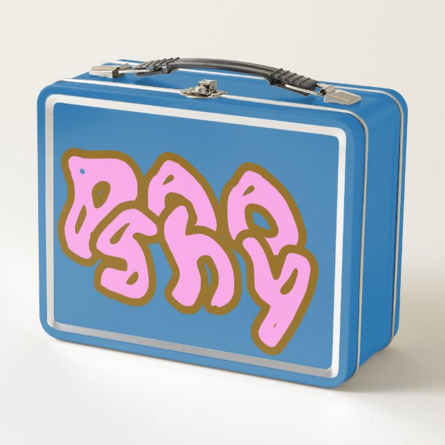 Poo shy Metal Lunchbox (Front)