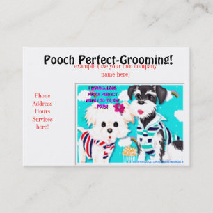 "Pooch Perfect Grooming BC" Business Card