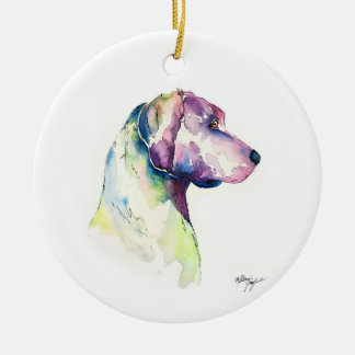 Pooch Profile Ceramic Tree Decoration